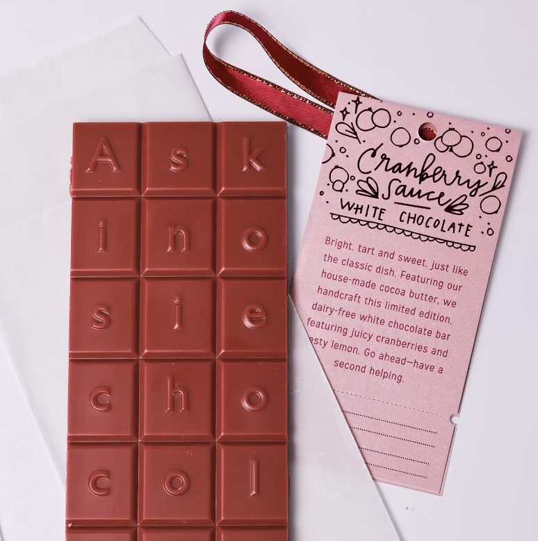 Cranberry Sauce White Chocolate bar