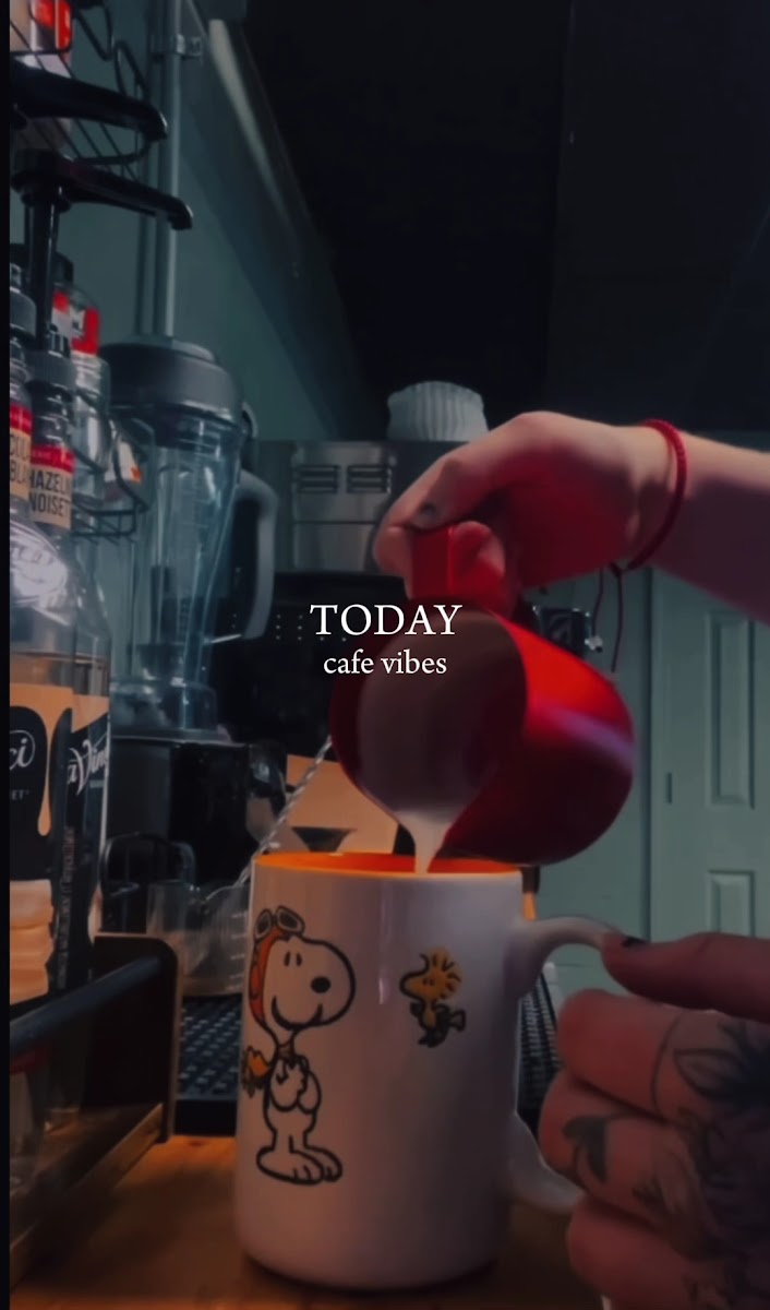 Coffee being prepared